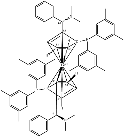 (ALPHAS,ALPHAS)-1,1'-BIS[ALPHA-(DIMETHYLAMINO)BENZYL]-(R,R)-2,2'-BIS[DI(3,5-XYLYL)PHOSPHINO]FERROCENE