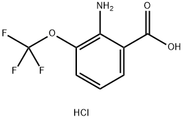 Benzoic acid, 2-aMino-3-(trifluoroMethoxy)-, hydrochloride Struktur