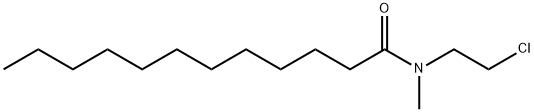 N-(2-chloroethyl)-N-methyldodecanamide Struktur