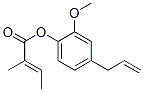 4-allyl-2-methoxyphenyl 2-methyl-2-butenoate Struktur