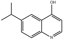 4-Hydroxy -6-isopropylquinoline Struktur