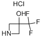 3-(trifluoromethyl)azetidin-3-ol hydrochloride Struktur