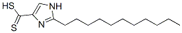 2-undecyl-1H-imidazole-4-carbodithioic acid Struktur