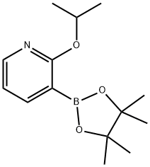 2-ISOPROPOXY-3-(4,4,5,5-TETRAMETHYL-[1,3,2]DIOXABOROLAN-2-YL)-PYRIDINE Struktur