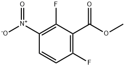 METHYL 2,6-DIFLUORO-3-NITROBENZOATE Struktur