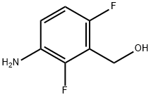 Benzenemethanol, 3-amino-2,6-difluoro- (9CI) Struktur