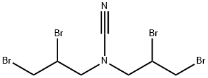 bis(2,3-dibromopropyl)cyanamide Struktur