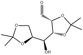 2,3:5,6-DI-O-ISOPROPYLIDENE-L-MANNOFURANOSE Struktur