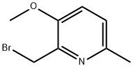 2-(bromomethyl)-3-methoxy-6-methylpyridine Struktur