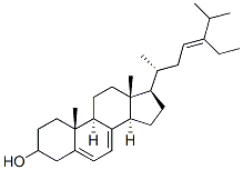 24-ethylcholesta-5,7,23-trien-3-ol Struktur