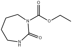 1H-1,3-Diazepine-1-carboxylic  acid,  hexahydro-2-oxo-,  ethyl  ester Struktur