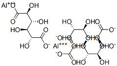 galactaric acid, aluminium salt Struktur