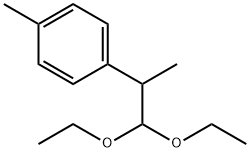 4-(2,2-diethoxy-1-methylethyl)toluene Struktur