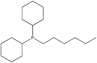 dicyclohexylhexylphosphine Struktur