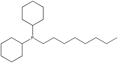 dicyclohexyloctylphosphine Struktur