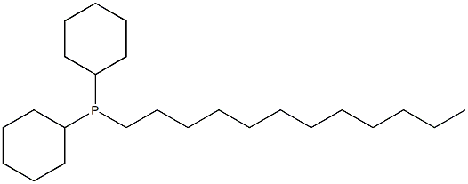 dicyclohexyldodecylphosphine Struktur