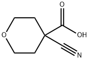 4-CYANO-TETRAHYDROPYRAN-4-CARBOXYLIC ACID Struktur