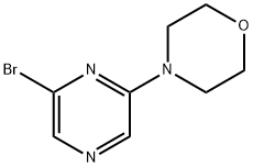 2-BROMO-6-MORPHOLINOPYRAZINE Struktur