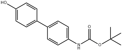 4-(4-BOC-aminophenyl)phenol Struktur