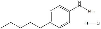 4-N-PENTYLPHENYLHYDRAZINEHYDROCHLORIDE
 Struktur