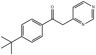 1-(4-TERT-BUTYLPHENYL)-2-PYRIMIDIN-4-YLETHANONE
