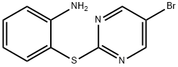 2-[(5-BROMOPYRIMIDIN-2-YL)THIO]ANILINE
 Struktur