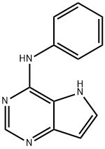 5H-Pyrrolo(3,2-d)pyrimidin-4-amine, N-phenyl- Struktur