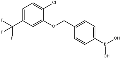 4-[(2'-chloro-5'-(trifluoromethyl)phenoxy)methyl]phenylboronic acid price.