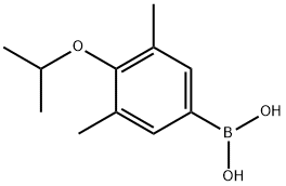 3,5-DIMETHYL-4-ISOPROPOXYPHENYLBORONIC & Struktur