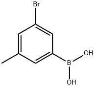 3‐ブロモ‐5‐メチルフェニルボロン酸 化學(xué)構(gòu)造式