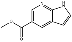 1H-PYRROLO[2,3-B]PYRIDINE-5-CARBOXYLIC ACID METHYL ESTER Structure