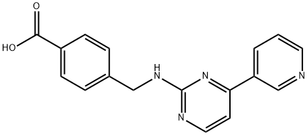 4-({[4-(Pyridin-3-yl)pyrimidin-2-yl]amino}methyl)benzoic acid