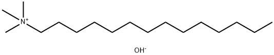 trimethyltetradecylammonium hydroxide Struktur