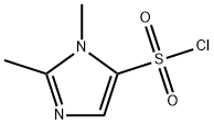 1,2-DiMethyl-1H-iMidazole-5-sulfonyl chloride, 97% Struktur