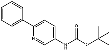 3-N-BOC-AMINO-6-PHENYLPYRIDINE Struktur