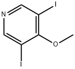 3,5-diiodo-4-methoxypyridine Struktur