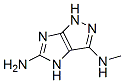 Imidazo[4,5-c]pyrazole-3,5-diamine,  1,4-dihydro-N3-methyl-  (9CI) Struktur