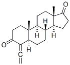 4-Ethenylidene-5alpha-androstane-3,17-dione Struktur