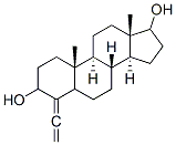 4-ethenylideneandrostane-3,17-diol Struktur