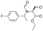 ethyl N-[1-(4-fluorophenyl)ethyl]-N-formyl-3-oxoalaninate  Struktur