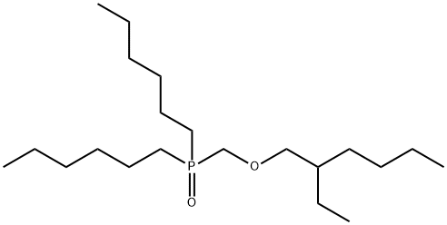 [[(2-ethylhexyl)oxy]methyl]dihexylphosphine oxide Struktur