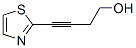 3-Butyn-1-ol,  4-(2-thiazolyl)- Struktur