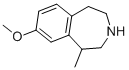 8-METHOXY-1-METHYL-2,3,4,5-TETRAHYDRO-1H-3-BENZAZEPINE Struktur