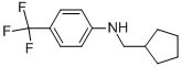 CYCLOPENTYLMETHYL-(4-TRIFLUOROMETHYL-PHENYL)-AMINE Struktur