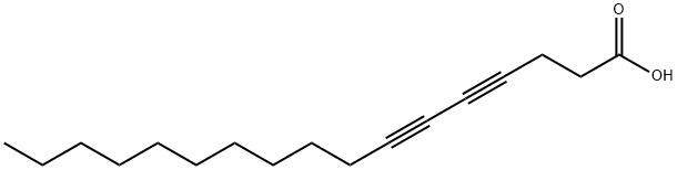 4,6-HEPTADECADIYNOIC ACID Struktur