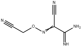 Ethanimidamide,  2-cyano-2-[(cyanomethoxy)imino]- Struktur