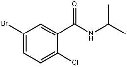 5-Bromo-2-chloro-N-isopropylbenzamide Struktur