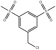 1-(Chloromethyl)-3,5-bis(methylsulphonyl)benzene Struktur