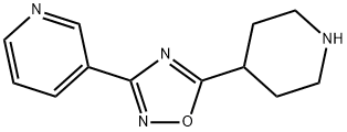 3-(5-PIPERIDIN-4-YL-1,2,4-OXADIAZOL-3-YL)PYRIDINE
 Struktur