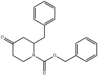 1-CBZ-2-BENZYL-PIPERIDIN-4-ONE Struktur